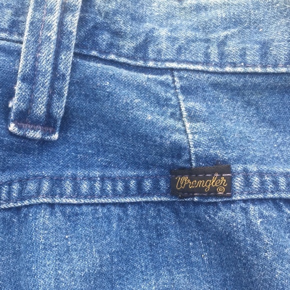 SOLD—- VINTAGE 60s Mega Bell Bottom Jeans - Picture 6 of 8